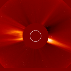 Image of solar wind