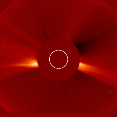 Image of solar wind