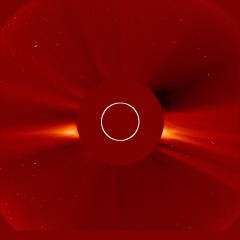 Image of solar wind