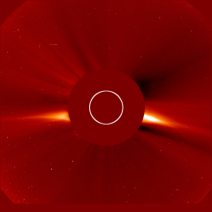 Image of solar wind