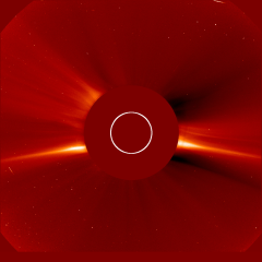 Image of solar wind