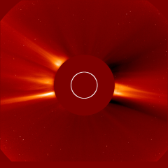 Image of solar wind