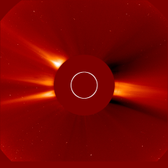 Image of solar wind