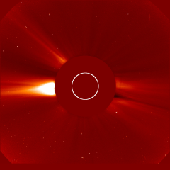 Image of solar wind