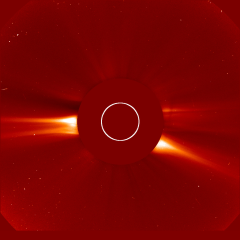 Image of solar wind