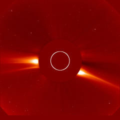 Image of solar wind