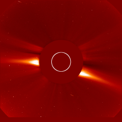 Image of solar wind