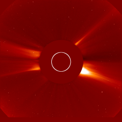 Image of solar wind