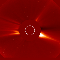 Image of solar wind