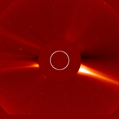 Image of solar wind