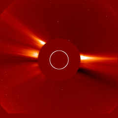 Image of solar wind