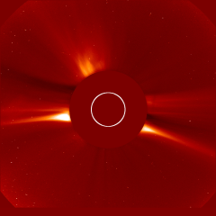 Image of solar wind