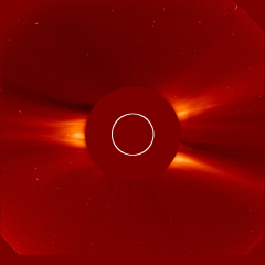 Image of solar wind