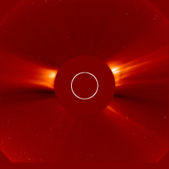 Image of solar wind