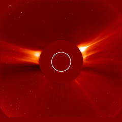 Image of solar wind