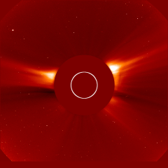 Image of solar wind