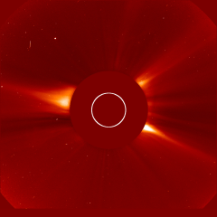 Image of solar wind