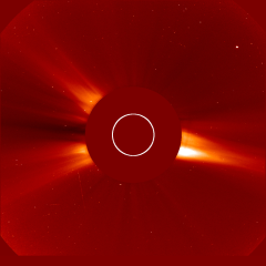 Image of solar wind