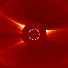 Image of solar wind