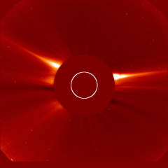 Image of solar wind