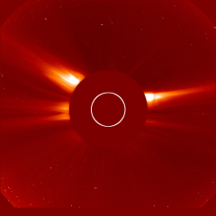 Image of solar wind