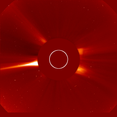 Image of solar wind