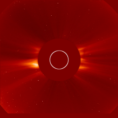 Image of solar wind