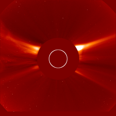 Image of solar wind