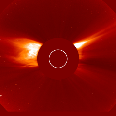 Image of solar wind