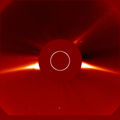 Image of solar wind