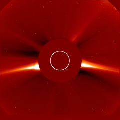 Image of solar wind