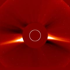 Image of solar wind