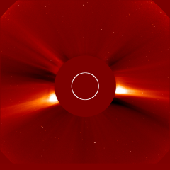 Image of solar wind