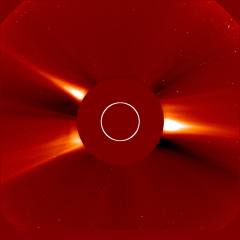 Image of solar wind