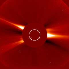 Image of solar wind