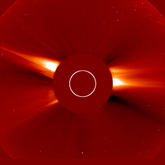 Image of solar wind