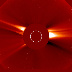 Image of solar wind