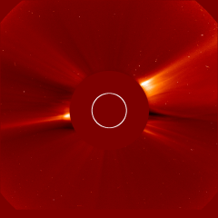 Image of solar wind