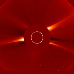 Image of solar wind