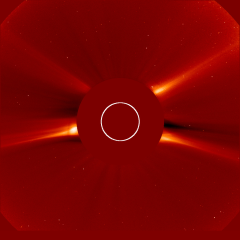 Image of solar wind