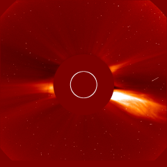 Image of solar wind