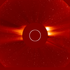 Image of solar wind