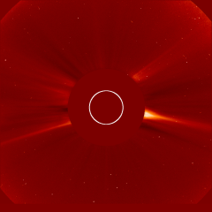 Image of solar wind