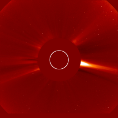 Image of solar wind