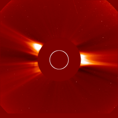 Image of solar wind