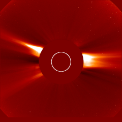 Image of solar wind