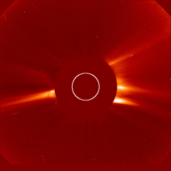 Image of solar wind