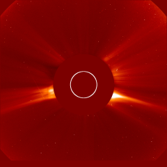 Image of solar wind