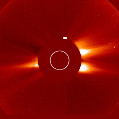 Image of solar wind