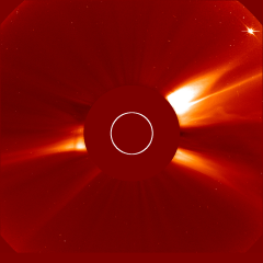 Image of solar wind